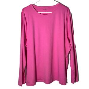 Liz Claiborne Pink Long Sleeve Tee